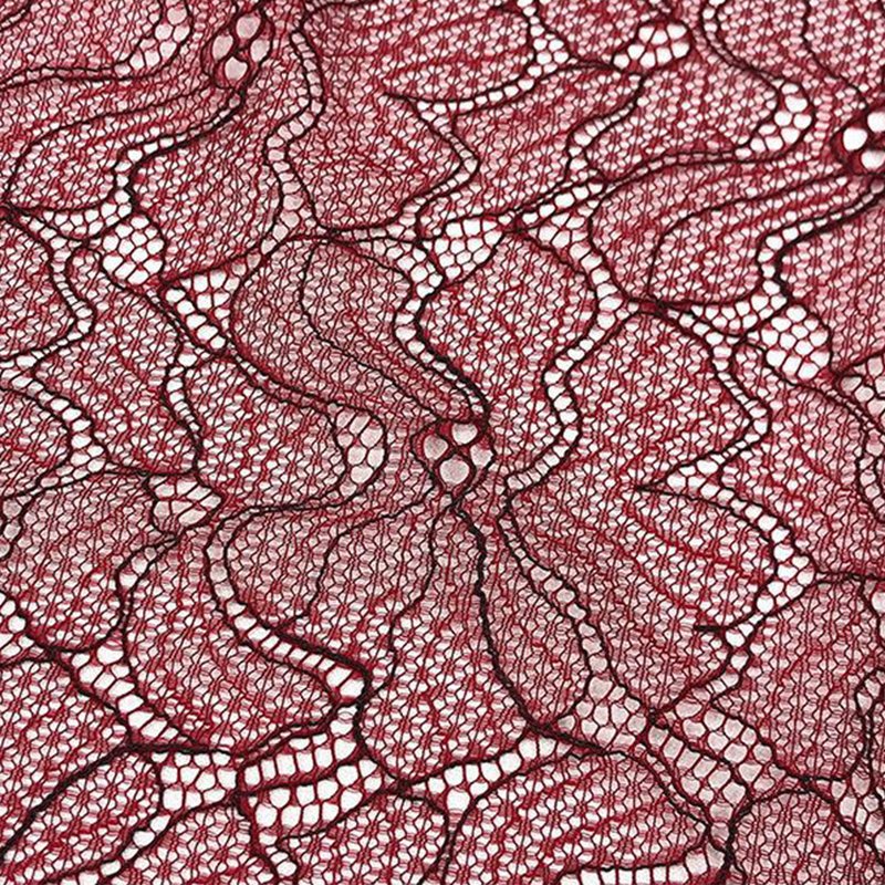 Scallop Edge Dress Wave Lace Fabric for Women's Wear Wholesale Supplie 15